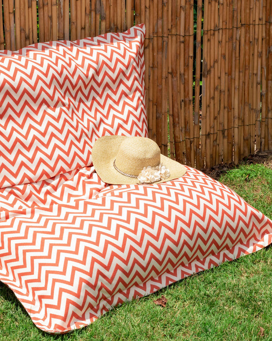 Pouf Cuscino Thin Grande in tessuto impermeabile Funny per esterno dim 135x170 cm