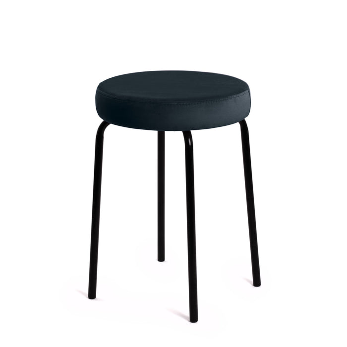 Sgabello Jolly Avalon in tessuto velluto per interno. Dim. 39x51cm