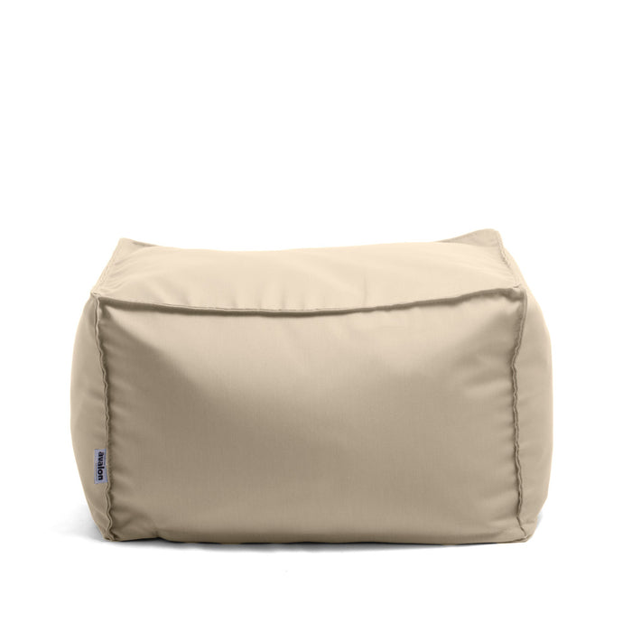 Pouf Badd  Avalon in tessuto Tropical per esterno. Dim: 45x60x38 cm