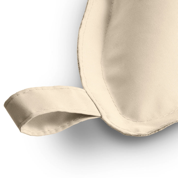 Pouf Cuscino Squama Galleggiante Avalon in tessuto poliestere Samba per esterno. Dim: 145x99xH30cm
