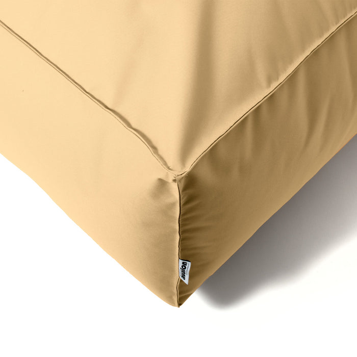 Pouf Lettino Isola Avalon per esterno in tessuto poliestere Samba con sacca interna sfoderabile Dim: 200xH50 cm