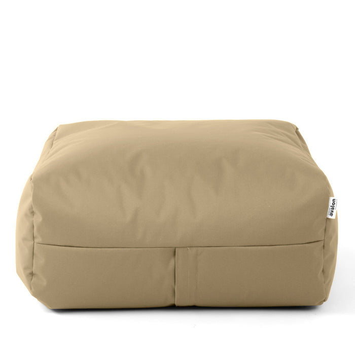 Pouf morbido Grande Quadrato Gaia in tessuto Jive per interno dim 80x80x30 cm