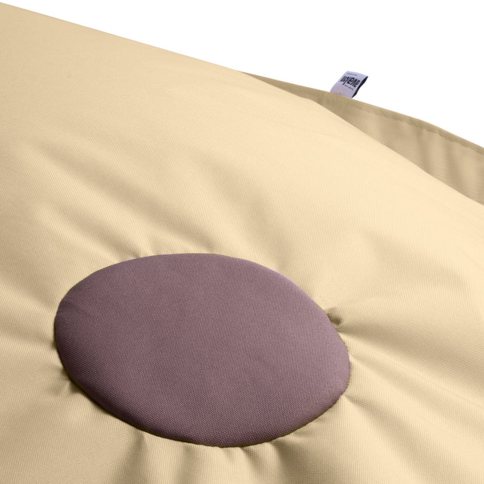 Pouf Cuscino Squama Big Galleggiante Avalon in tessuto poliestere Samba per esterno Dim: 180x125xH30cm
