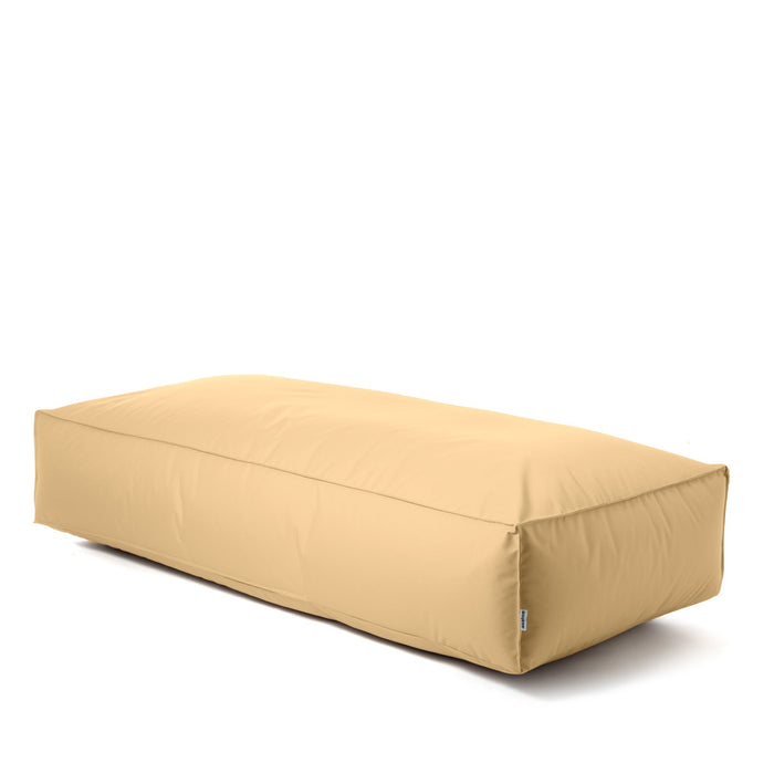 Pouf Lettino Isola Avalon per esterno in tessuto poliestere Samba con sacca interna sfoderabile Dim: 200xH50 cm