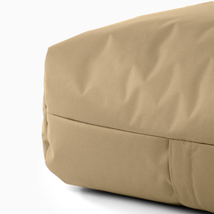 Pouf morbido Grande Quadrato Gaia in tessuto Jive per interno dim 80x80x30 cm