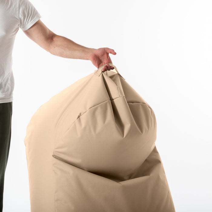 Pouf poltrona Arko Avalon in tessuto poliestere Samba Per Esterno, Sfoderabile con Sacca Interna, Dim. 80x100 cm