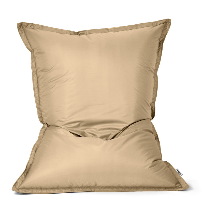 Pouf Cuscino Thin medio sacca vuota in tessuto antistrappo impermeabile Jive per interno dim.135x90 cm