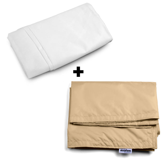 Pouf Cuscino Thin medio sacca vuota in tessuto antistrappo impermeabile Jive per interno dim.135x90 cm