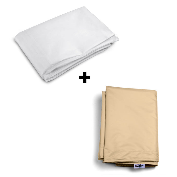 Pouf Cuscino Thin gigante sacca vuota in tessuto antistrappo impermeabile Jive per interno dim.200x140cm