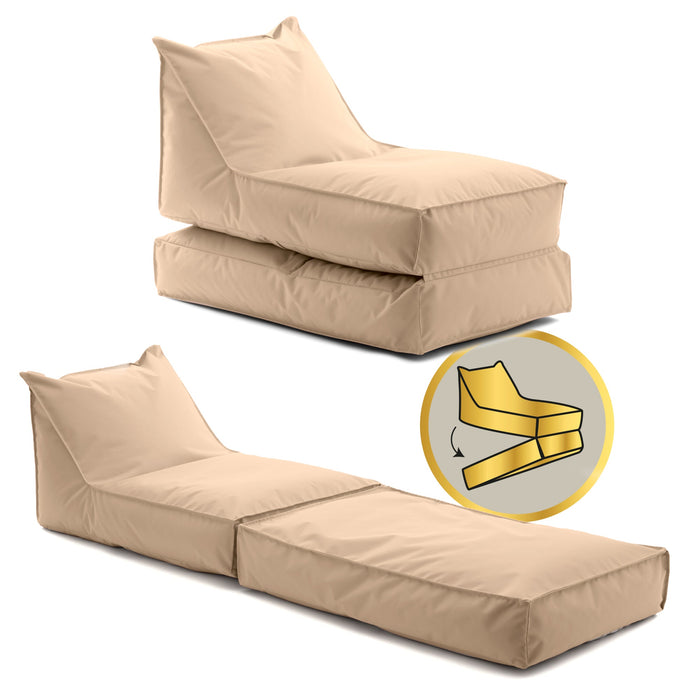 Pouf Poltrona Badd Duo Avalon in tessuto poliestere Jive Per Interno. Dim: 95x60 cm