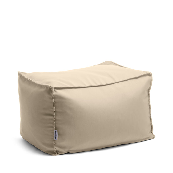 Pouf Badd  Avalon in tessuto Tropical per esterno. Dim: 45x60x38 cm
