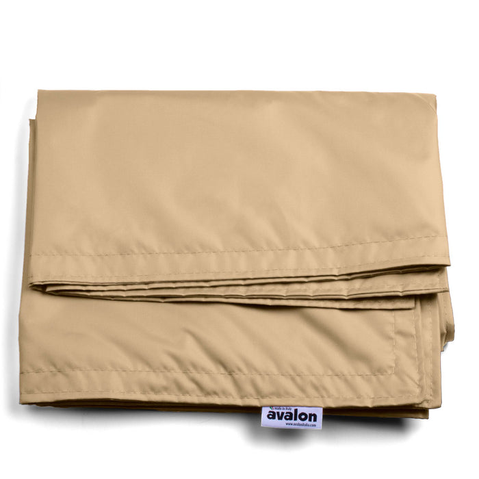 Pouf Cuscino Thin medio sacca vuota in tessuto antistrappo impermeabile Jive per interno dim.135x90 cm