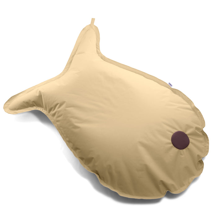 Pouf Cuscino Squama Big Galleggiante Avalon in tessuto poliestere Samba per esterno Dim: 180x125xH30cm