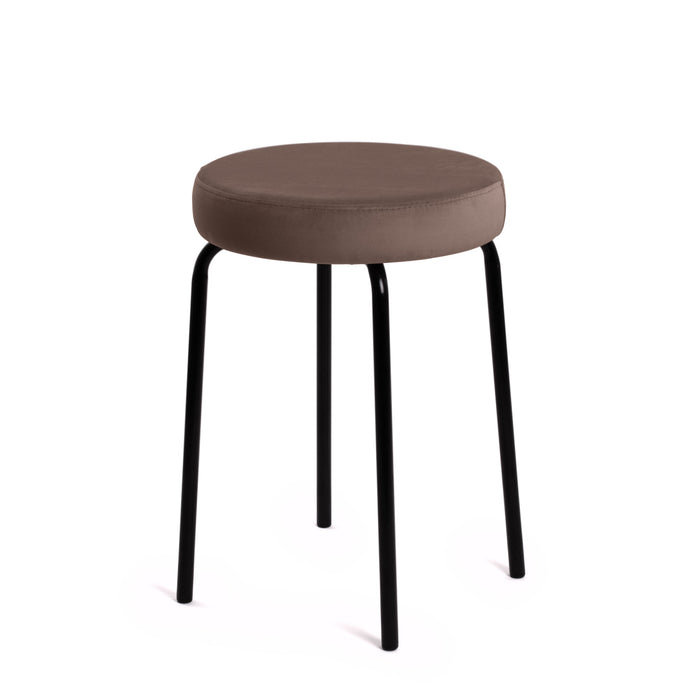 Sgabello Jolly Avalon in tessuto velluto per interno. Dim. 39x51cm
