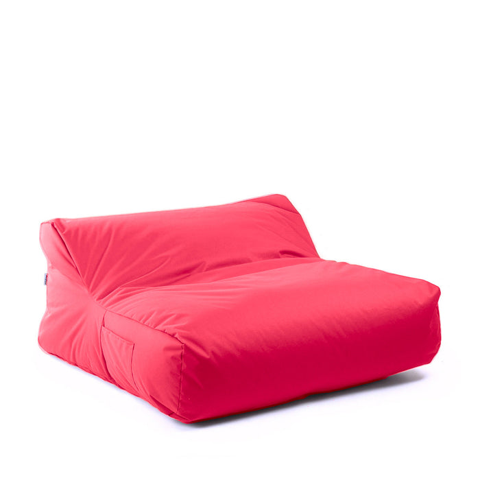 Pouf poltrona matrimoniale doppia XL Gaia in tessuto Jive per interno Dim: 125x120 cm