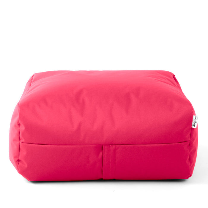 Pouf morbido Grande Quadrato Gaia in tessuto Jive per interno dim 80x80x30 cm