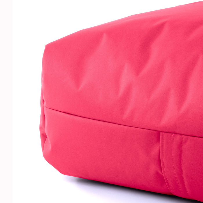 Pouf morbido Grande Quadrato Gaia in tessuto Samba per esterno dim 80x80x30 cm