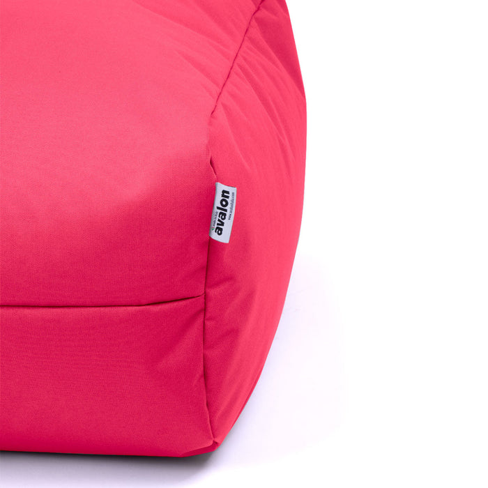 Pouf morbido Grande Quadrato Gaia in tessuto Samba per esterno dim 80x80x30 cm
