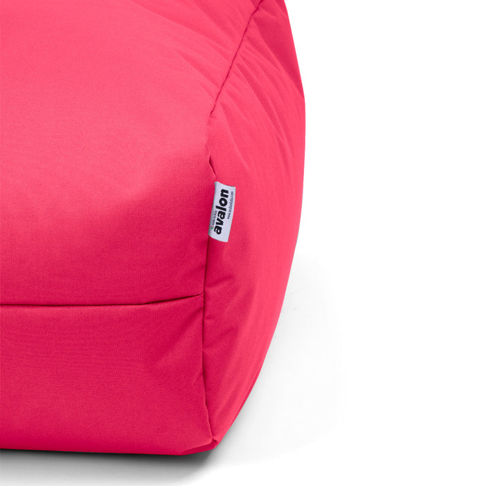Pouf morbido Grande Quadrato Gaia in tessuto Jive per interno dim 80x80x30 cm