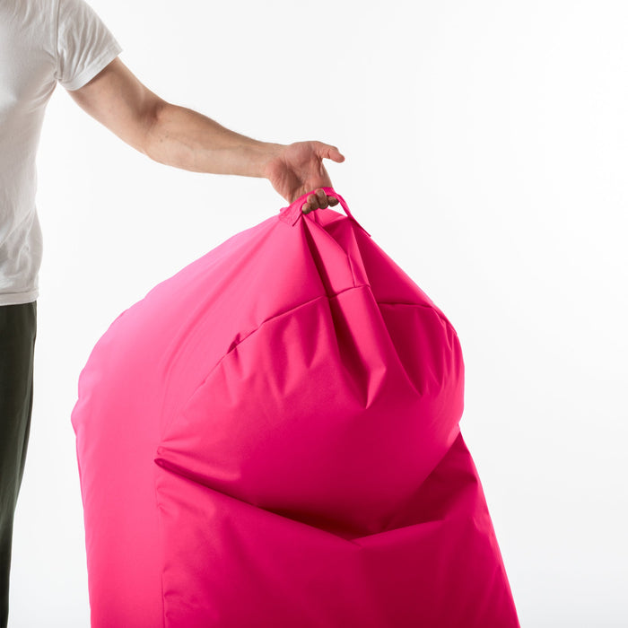 Pouf poltrona Arko Avalon in tessuto poliestere Jive Per Interno, Sfoderabile con Sacca Interna,  Dim. 80x100 cm