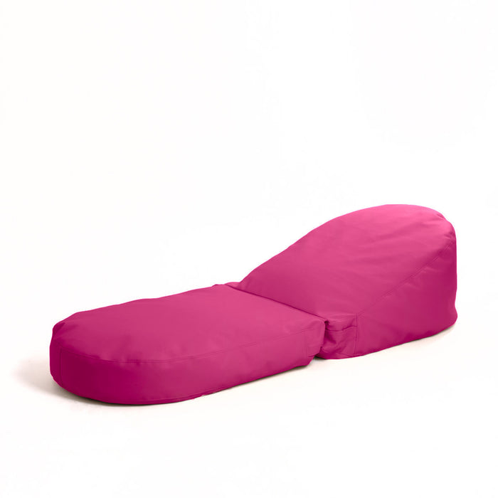 Avalon Pouf Poltrona/Letto Double Mamba in ecopelle Imbottito Made in Italy dim:  95X75 cm