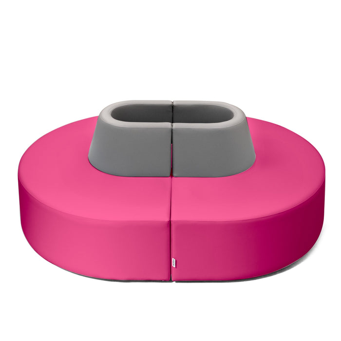 Pouf Magnetica Avalon in Ecopelle Mamba Trendy Classe 1-IM Ignifugo per Interno ed Esterno. Dim: Larg. 150 cm X Prof. 100 X H70 cm