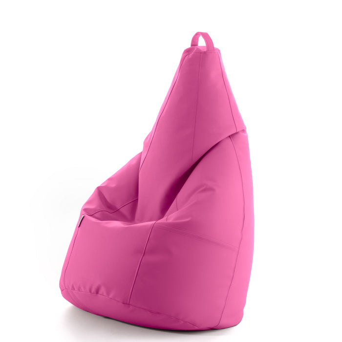 Avalon Pouf Poltrona Sacco Pera in Finta pelle Jazz di Dim. 70x130cm Made in Italy + Pochette Omaggio
