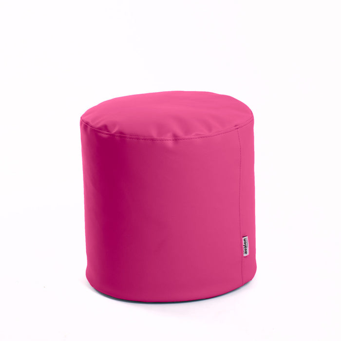 Avalon Pouf Cilindro Mamba Similpelle Trendy Diam. 45 cm, Alt. 45 cm