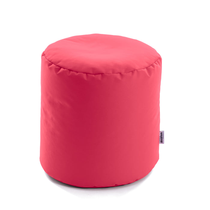 Avalon Pouf Poltrona Cilindro Jive Made in Italy di dimensioni 50x45x45cm