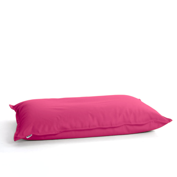 Pouf Poltrona Cuscino Thin medio in finta pelle antimacchia Mamba per esterno dim.90x135 cm