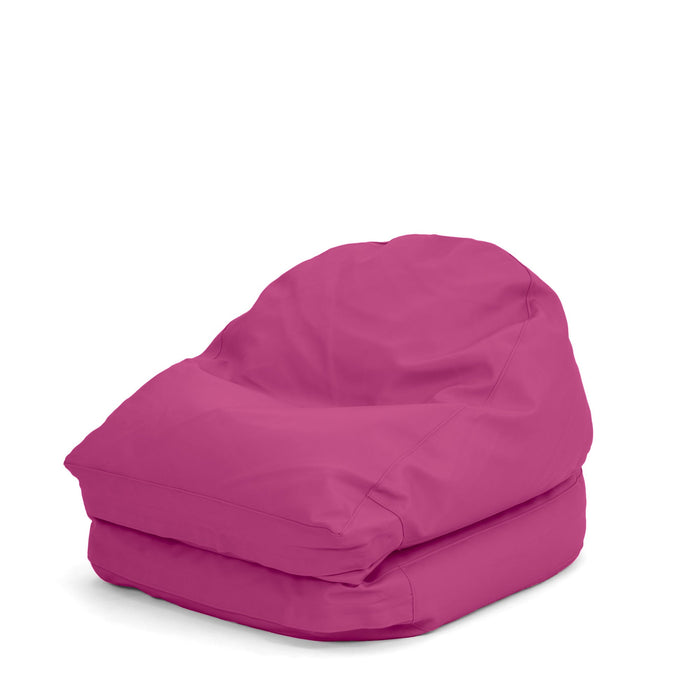 Avalon Pouf Poltrona/Letto Double Jazz in Ecopelle Imbottito Made in Italy dim:  95X75 cm