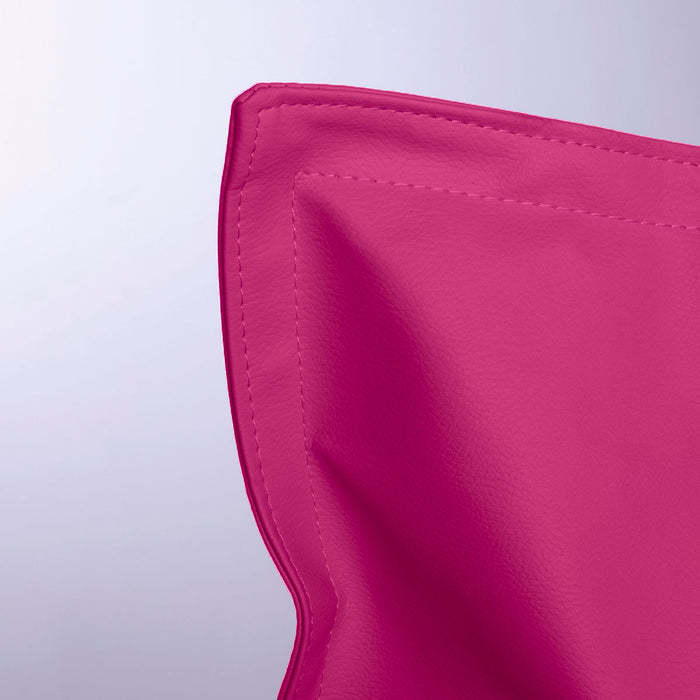 Pouf Poltrona Cuscino Thin medio in finta pelle antimacchia Mamba per esterno dim.90x135 cm