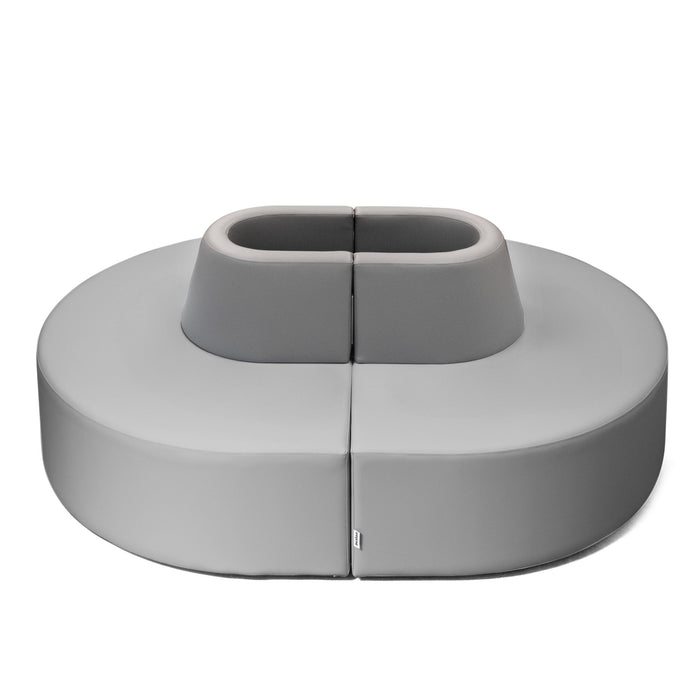 Pouf Magnetica Avalon in Ecopelle Mamba Trendy Classe 1-IM Ignifugo per Interno ed Esterno. Dim: Larg. 150 cm X Prof. 100 X H70 cm