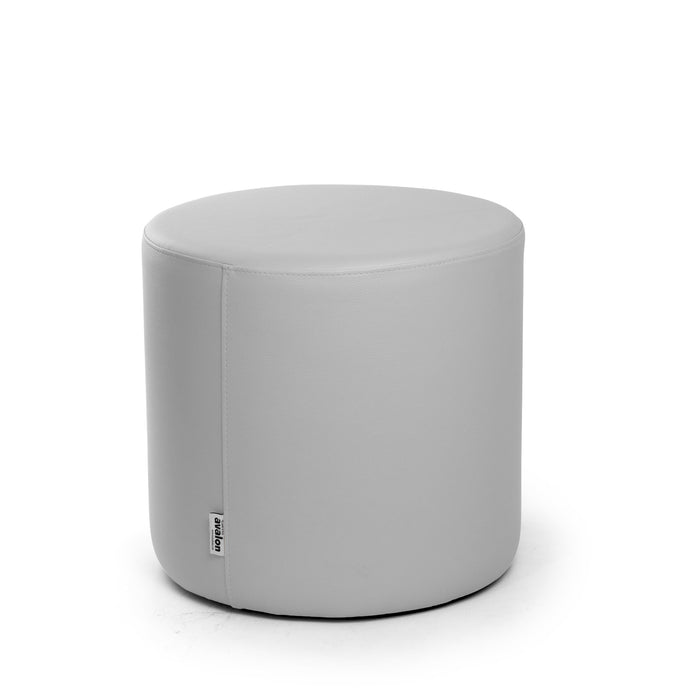 Avalon Tavolino Pouf Rigido Cilindro Similpelle Mamba Trendy Classe 1-IM Ignifugo per Interno ed Esterno. Dim: Ø45 cm X H40 cm