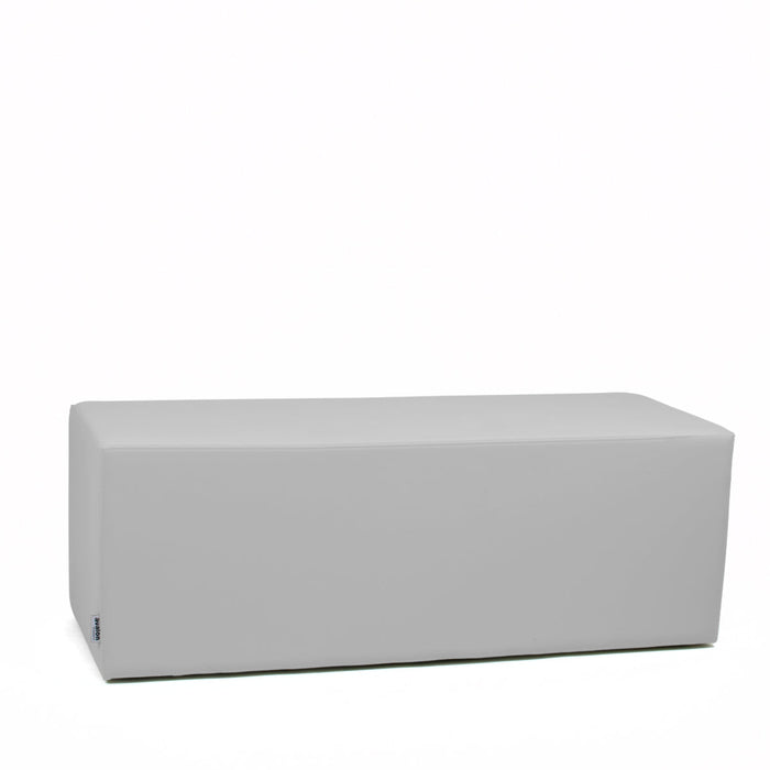 Avalon Pouf Rigido Rettangolo Similpelle Mamba Trendy Classe 1-IM Ignifugo per Interno ed Esterno. Dim: Larg. 120 cm X Prof. 45 cm X Alt. 43 cm