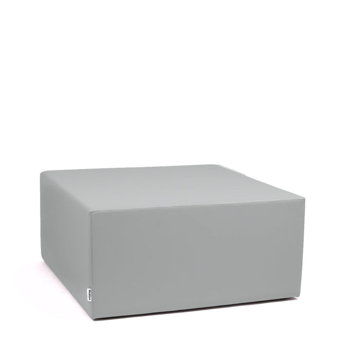 Avalon Tavolino Pouf Cubo rigido in Similpelle Mamba Trendy Classe 1-IM Ignifugo per Interno ed Esterno. Dim: Larg 90cm X Prof 90cm X Alt 40 Cm