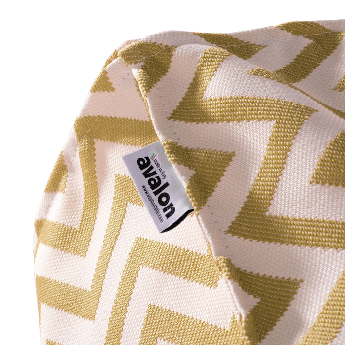 Pouf poltrona 1 posto Deluz per esterno in tessuto Funny dim: 98x98x65 cm