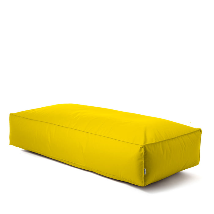 Pouf Lettino Isola Avalon per esterno in tessuto poliestere Samba con sacca interna sfoderabile Dim: 200xH50 cm