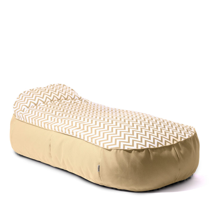 Pouf Letto Park Per Esterno in Tessuto Funny Dim: 190x100x60 Cm