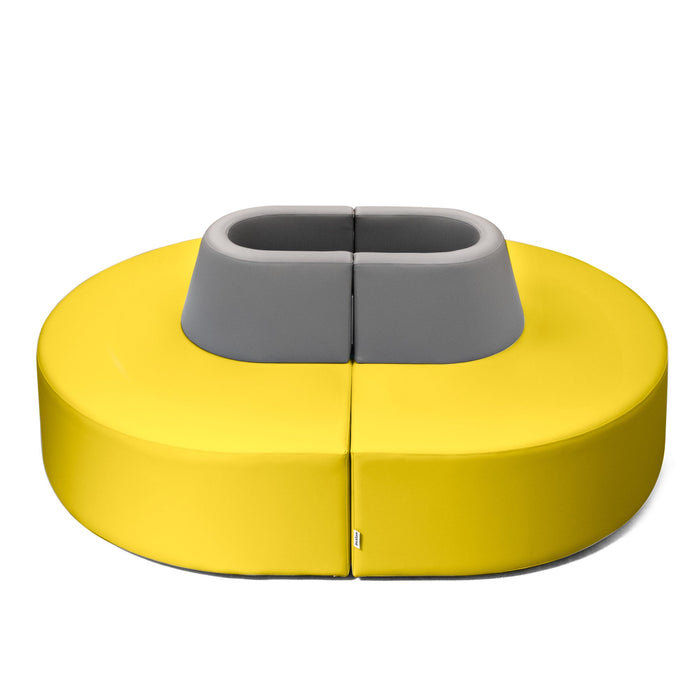 Pouf Magnetica Avalon in Ecopelle Mamba Trendy Classe 1-IM Ignifugo per Interno ed Esterno. Dim: Larg. 150 cm X Prof. 100 X H70 cm