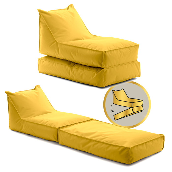Pouf Poltrona Badd Duo Avalon in tessuto poliestere Jive Per Interno. Dim: 95x60 cm