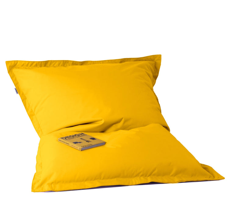 Pouf Cuscino Thin Grande in tessuto antistrappo impermeabile Jive con Sacca interna per interno dim.175x140 cm