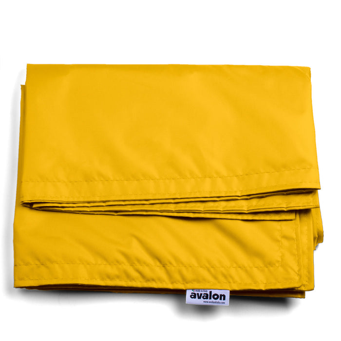 Pouf Cuscino Thin medio sacca vuota in tessuto antistrappo impermeabile Jive per interno dim.135x90 cm