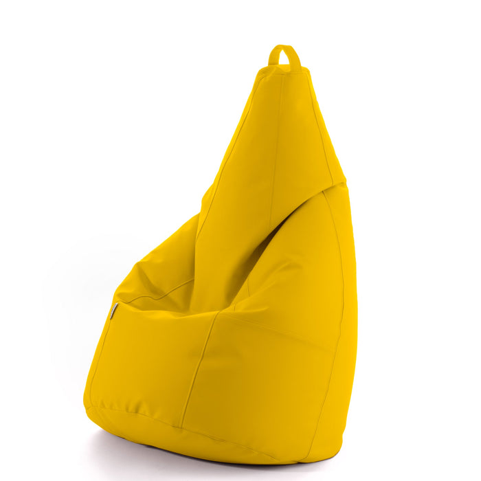 Avalon Pouf Poltrona Sacco Pera in Finta pelle Jazz di Dim. 70x130cm Made in Italy + Pochette Omaggio