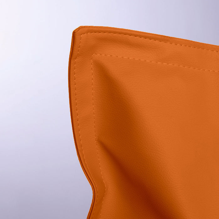 Pouf Poltrona Cuscino Thin medio in finta pelle antimacchia Mamba per esterno dim.90x135 cm