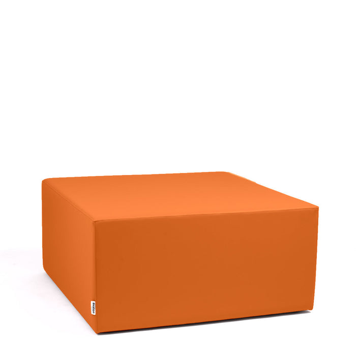 Avalon Tavolino Pouf Cubo rigido in Similpelle Mamba Trendy Classe 1-IM Ignifugo per Interno ed Esterno. Dim: Larg 90cm X Prof 90cm X Alt 40 Cm