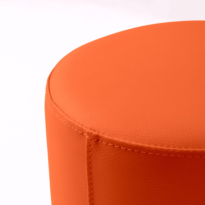 Tavolino Pouf CILINDRO Similpelle Mamba Trendy Diam. 90 cm, Alt. 43 cm - Tavolo - Avalon