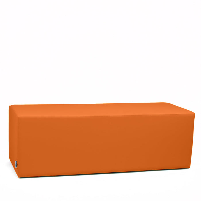 Avalon Pouf Rigido Rettangolo Similpelle Mamba Trendy Classe 1-IM Ignifugo per Interno ed Esterno. Dim: Larg. 150 cm X Prof. 45 cm X Alt. 43 cm