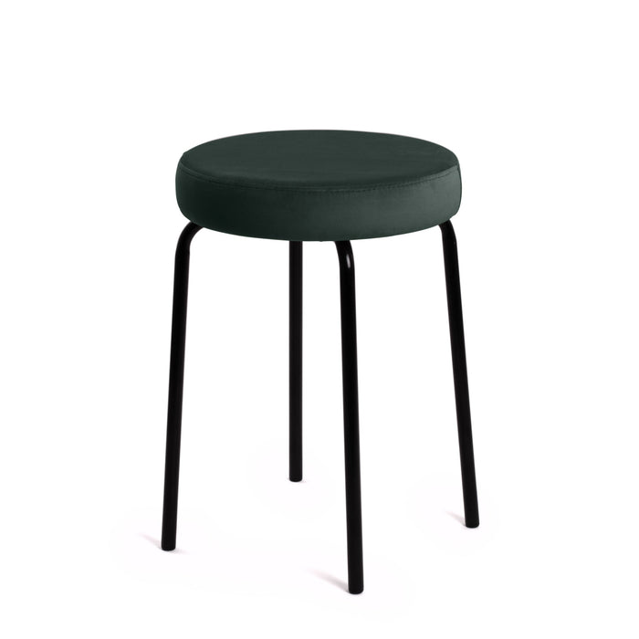 Sgabello Jolly Avalon in tessuto velluto per interno. Dim. 39x51cm