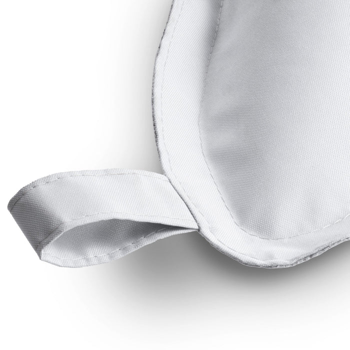 Pouf Cuscino Squama Galleggiante Avalon in tessuto poliestere Samba per esterno. Dim: 145x99xH30cm